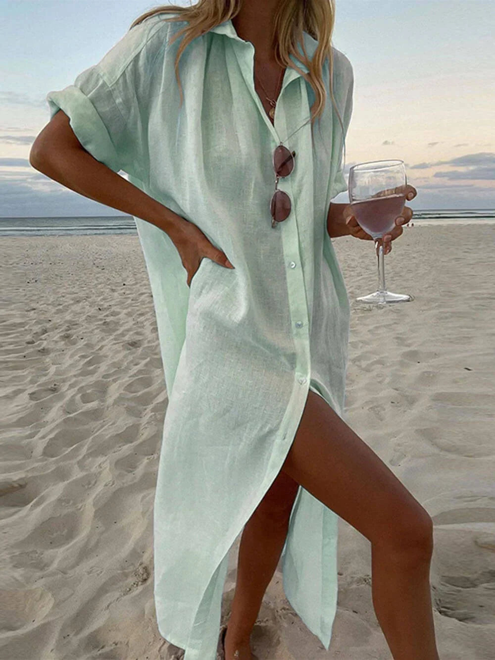 Sienna™ - Linen Summer Dress