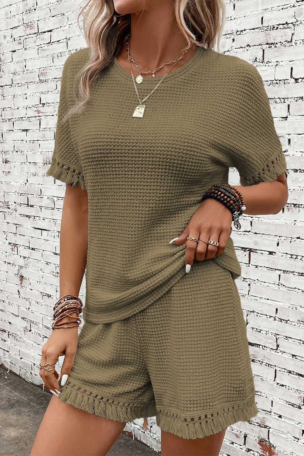 Allirea™ | Boho Fringe Two-Piece Set