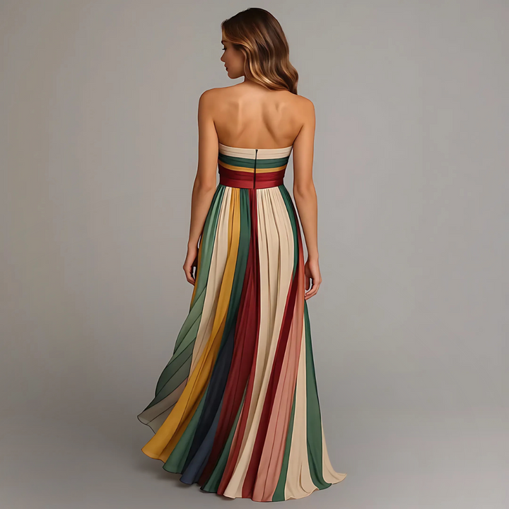 Isadora™ | Colorful Sleeveless Maxi Dress
