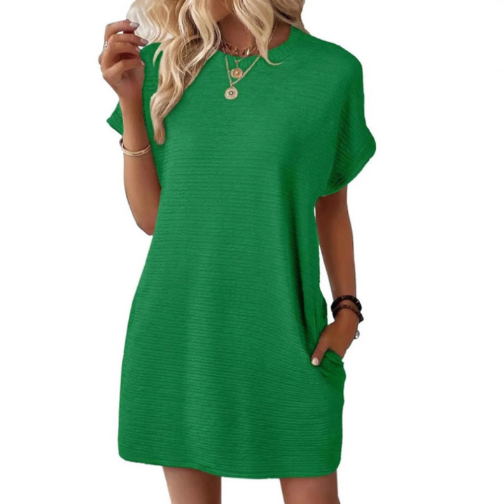 Iris™ – Casual Round Neck Summer Dress