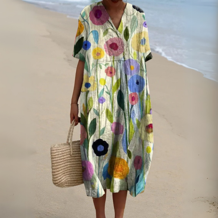 Eleanor™ - Radiant Floral Dress