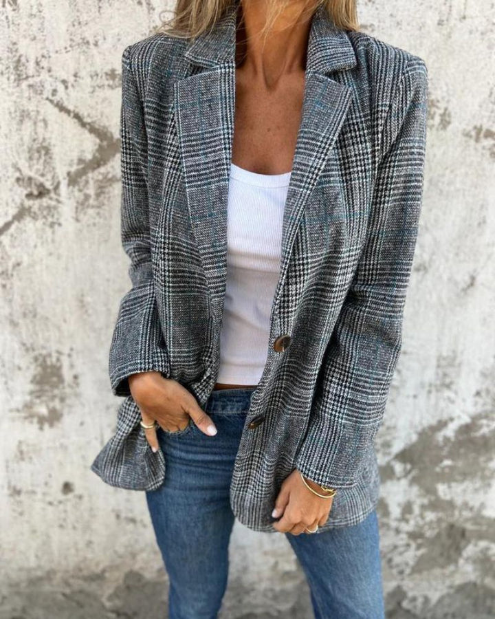 Phoenix | Classic Checkered Blazer