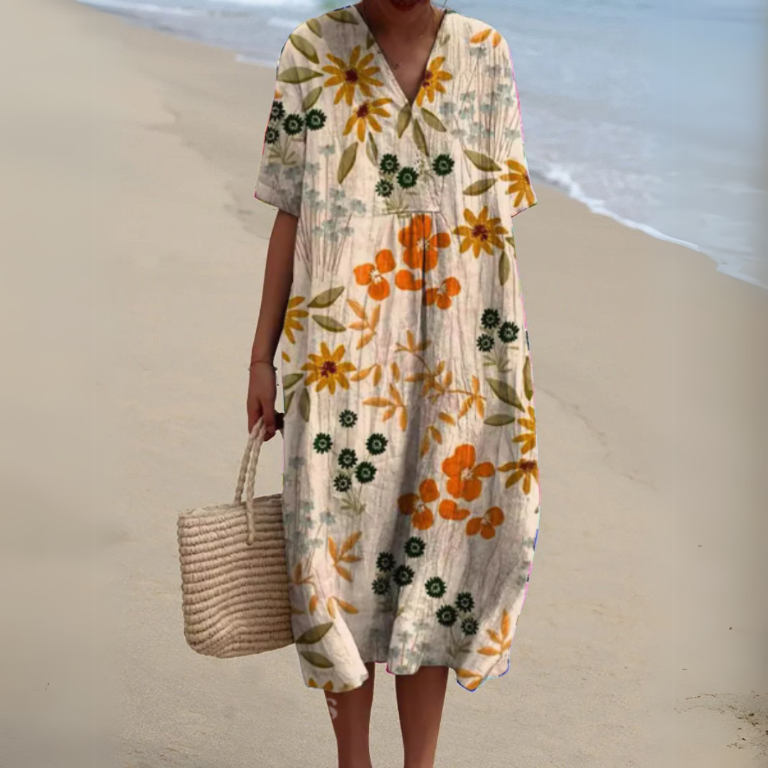 Eleanor™ - Radiant Floral Dress