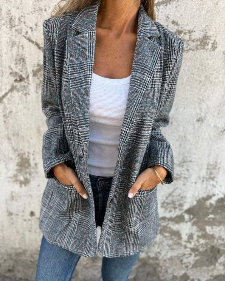 Phoenix | Classic Checkered Blazer