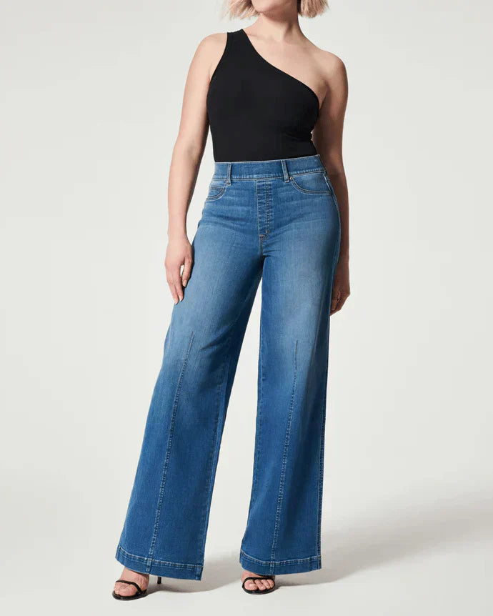 Camille™ Wide-Leg Denim Jeans