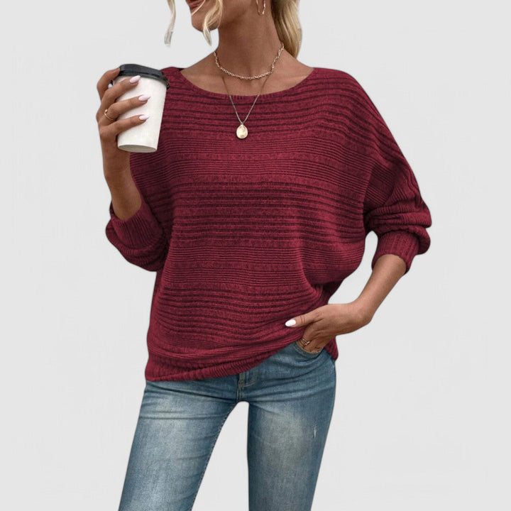 Raphaelle | Refined Piped Knit Sweater