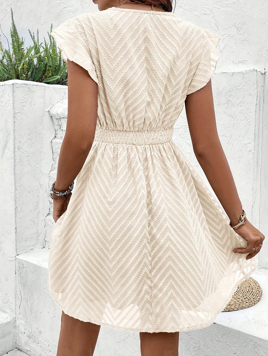 Noémie™ | Sleeveless Summer V-Neck Dress