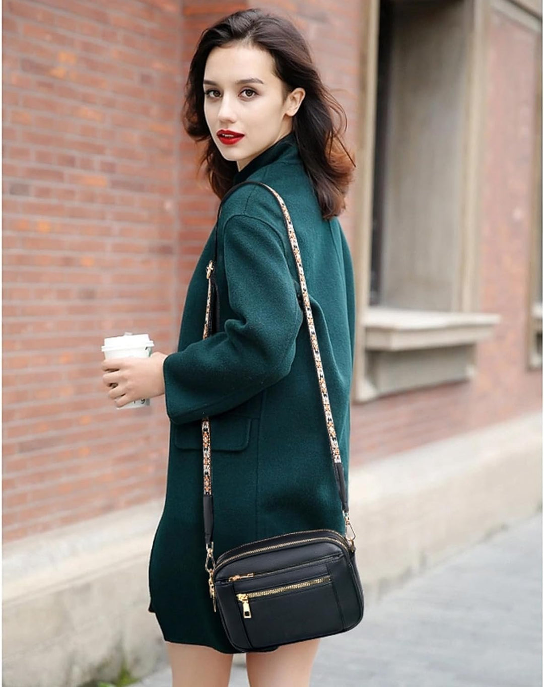Cora | Refined Leather Crossbody Bag
