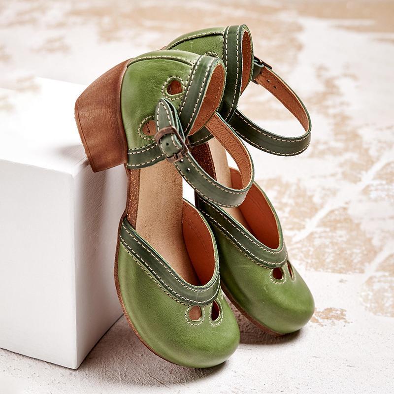 May |  Orthopedic Sandals with Low Heel