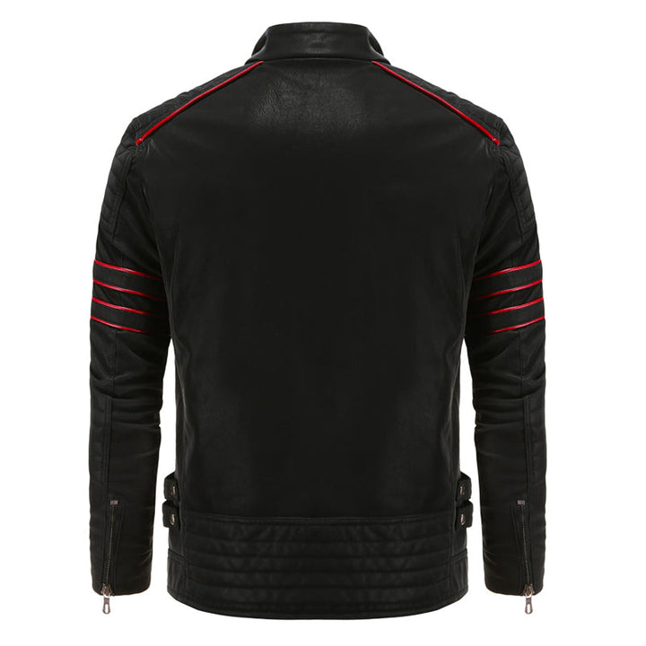 Ashton™ | Stylish Racer Leather Jacket
