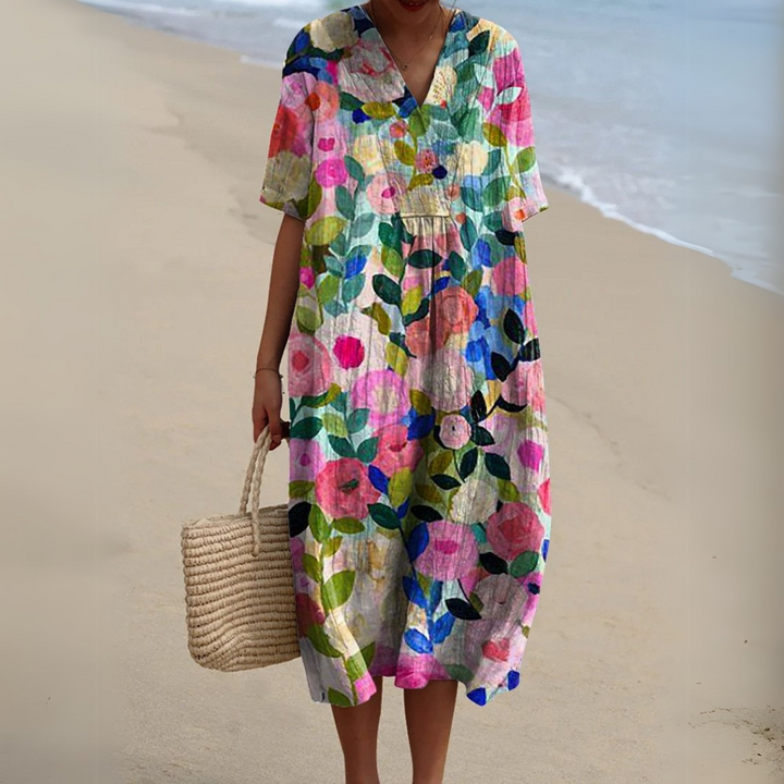 Eleanor™ - Radiant Floral Dress