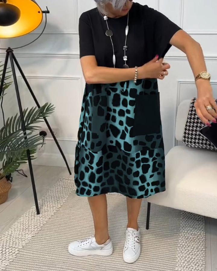 Celyse | Modern Leopard Print Dress