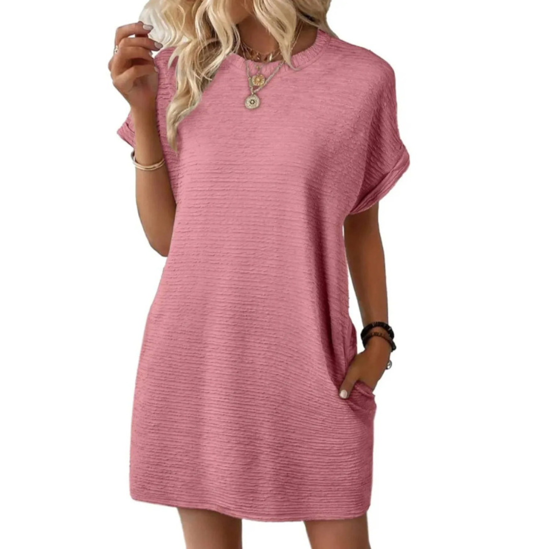 Iris™ – Casual Round Neck Summer Dress