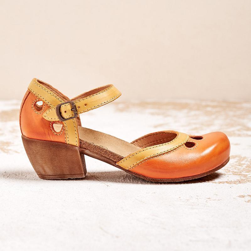 May |  Orthopedic Sandals with Low Heel