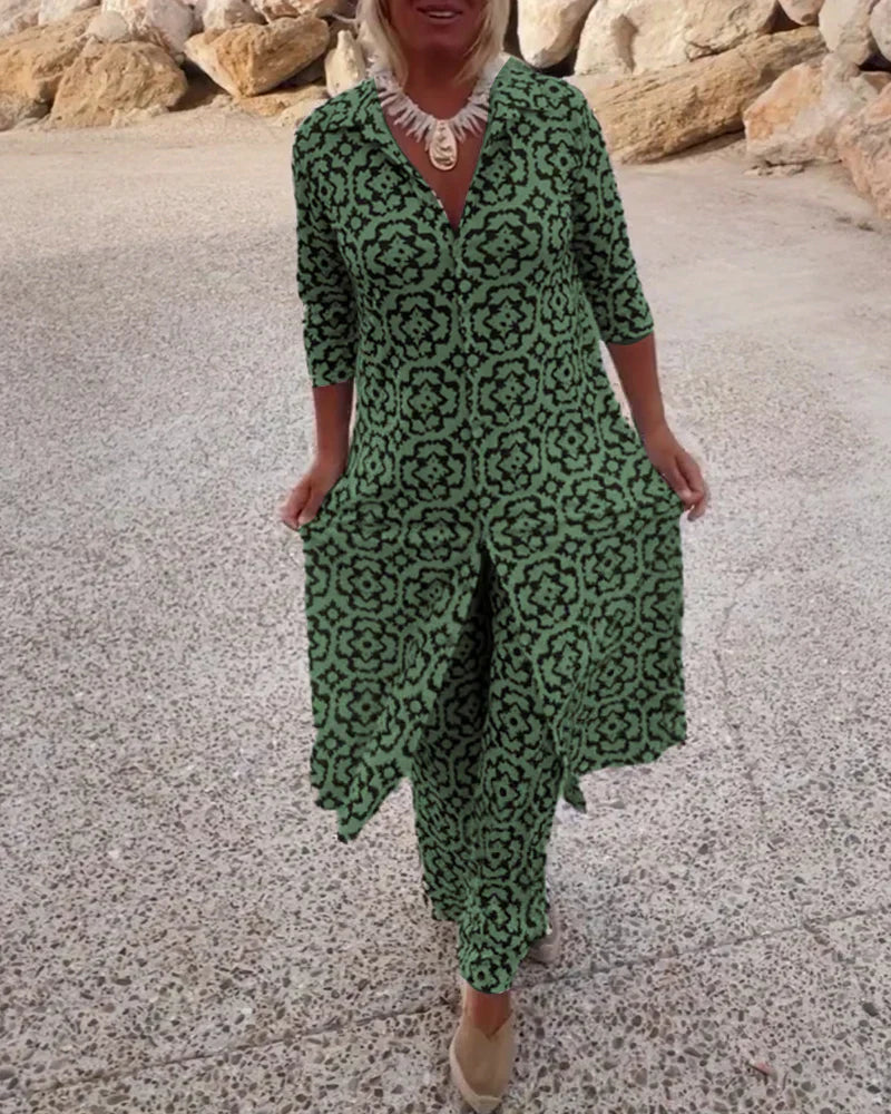 Everette |Geometric Two-Piece Set