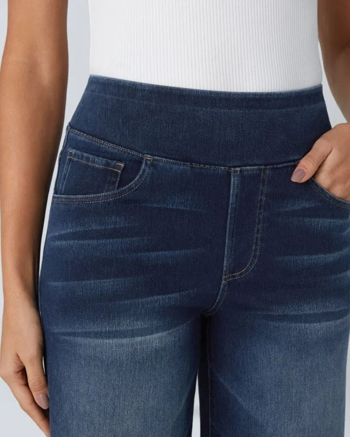 Nova | High-Waisted Wide Leg Jeans
