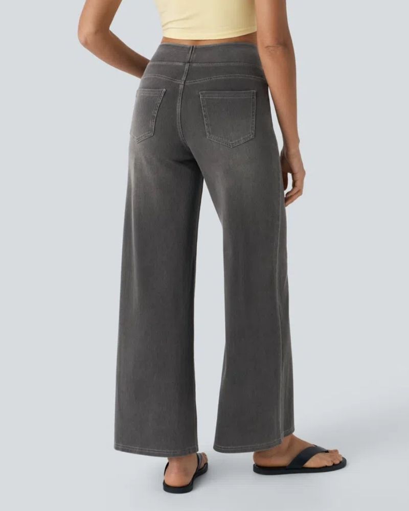 Nova | High-Waisted Wide Leg Jeans