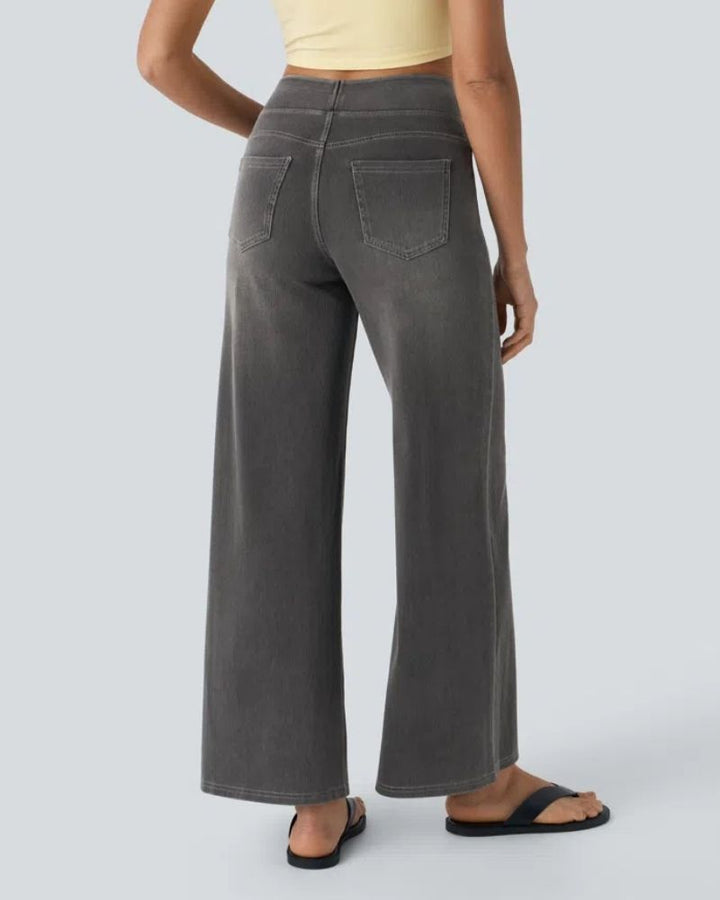 Nova | High-Waisted Wide Leg Jeans