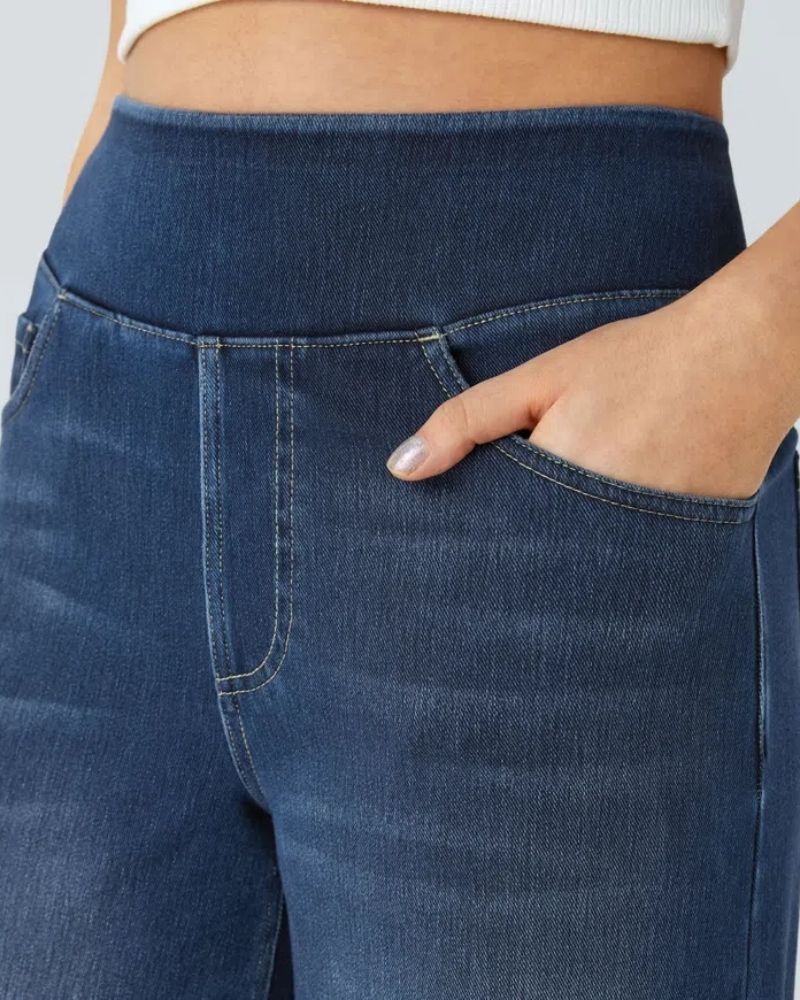 Nova | High-Waisted Wide Leg Jeans