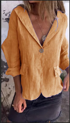 Sienna | Minimalist Button-Up Blazer