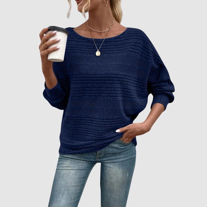 Raphaelle | Refined Piped Knit Sweater