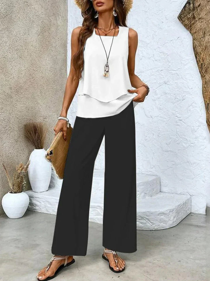 Angela™ | Elegant Two-Piece Summer Set