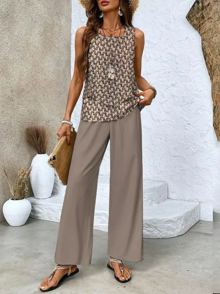 Angela™ | Elegant Two-Piece Summer Set