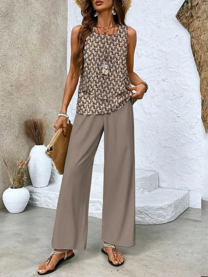 Angela™ | Elegant Two-Piece Summer Set