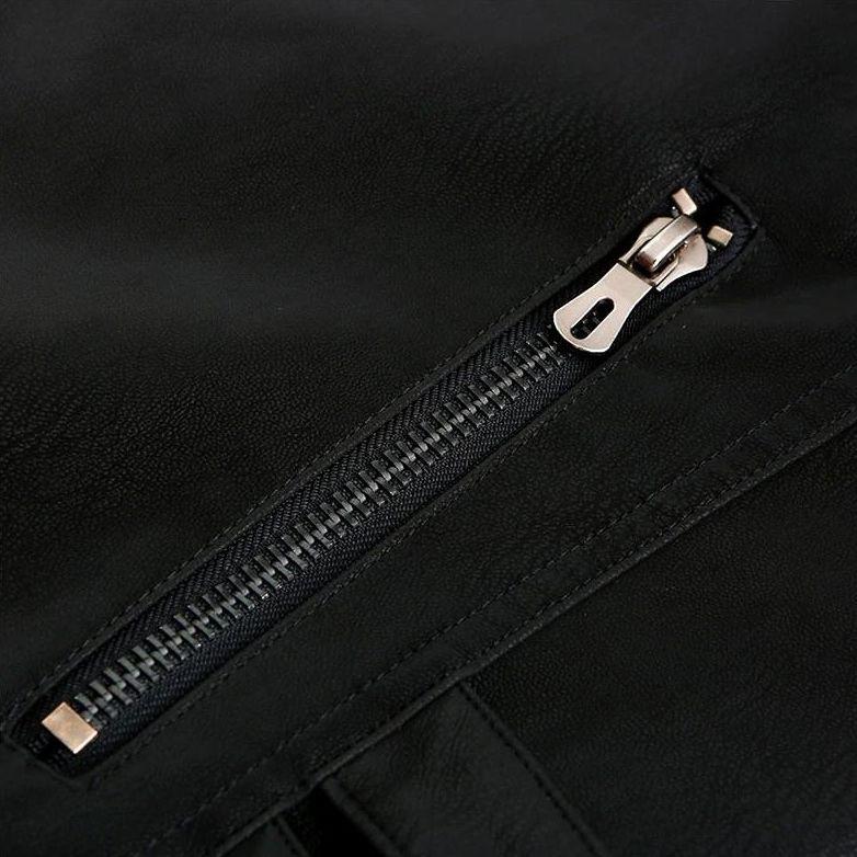 Ashton™ | Stylish Racer Leather Jacket
