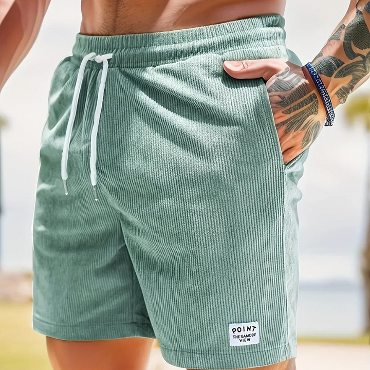 Johnny­­­™ - Ribbed Men's Shorts