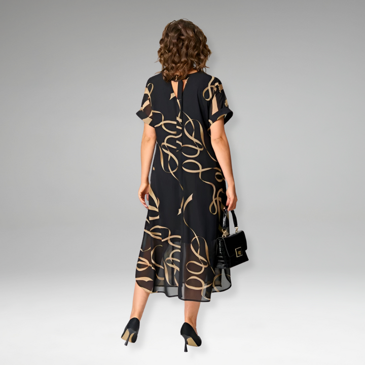 Thalina™ | Lightweight Dress with Graphic Print