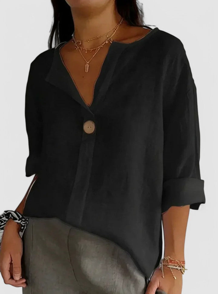Kateri™ | Casual V-Neck Blouse