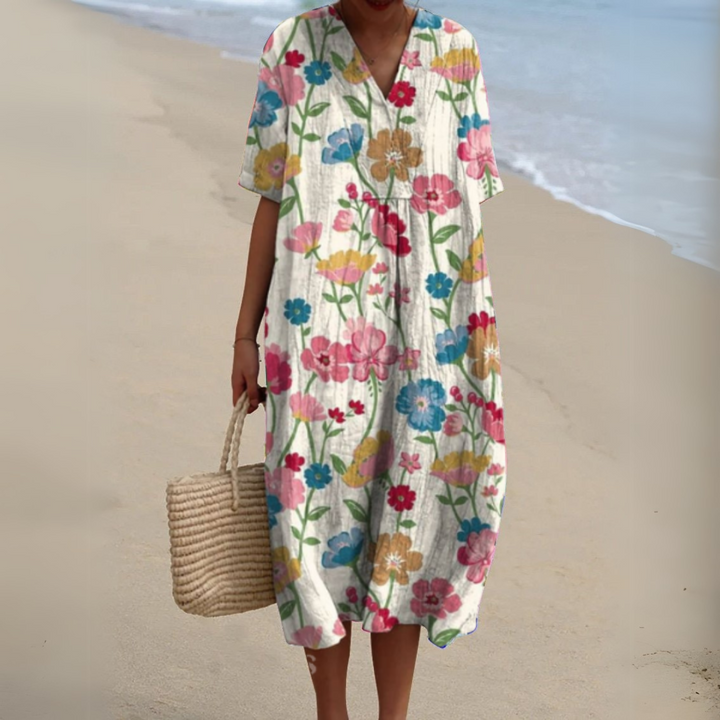 Eleanor™ - Radiant Floral Dress