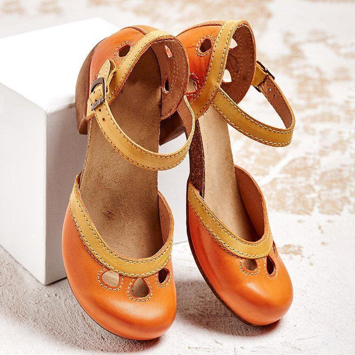 May |  Orthopedic Sandals with Low Heel