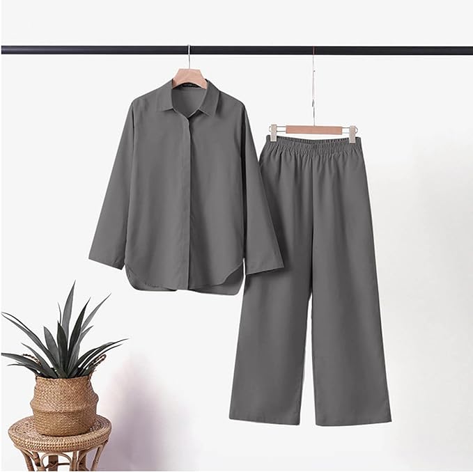Sunniva | Linen Loungewear Set