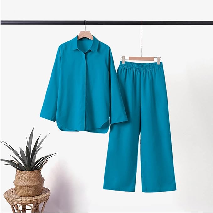Sunniva | Linen Loungewear Set