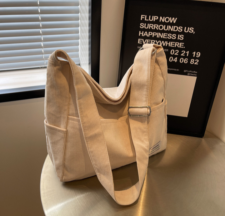 Maisha | Casual Corduroy Tote Bag