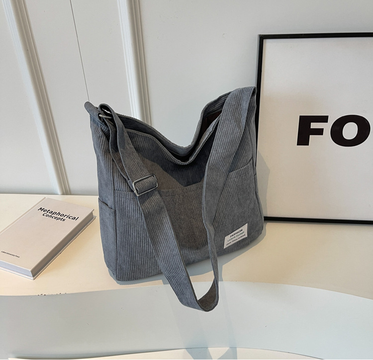 Maisha | Casual Corduroy Tote Bag