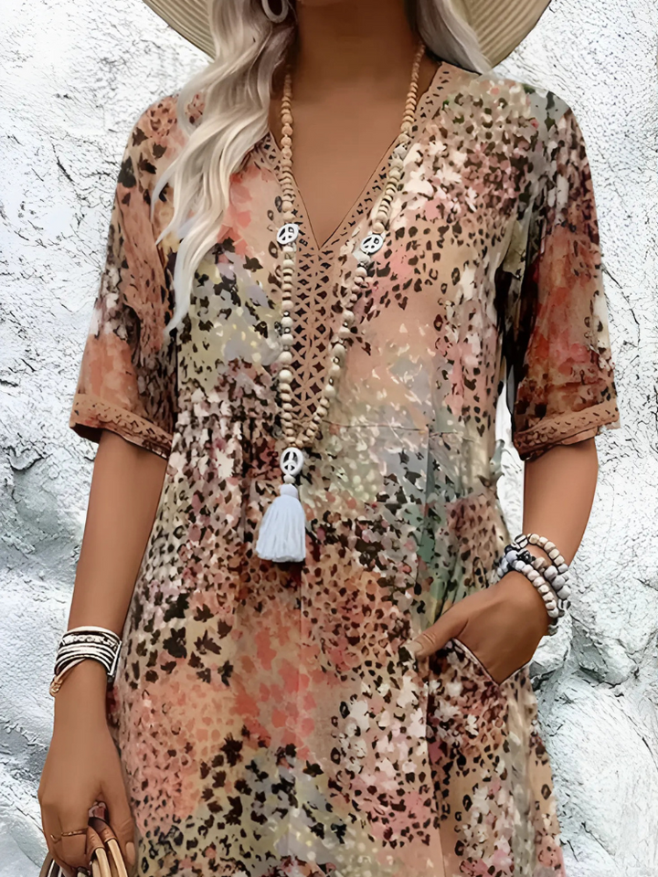 Paisley | Vibrant Style Mid Length Dress