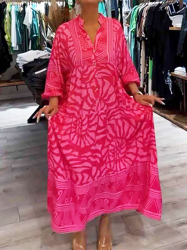 Amara | Effortless V-Neck Midi Dress