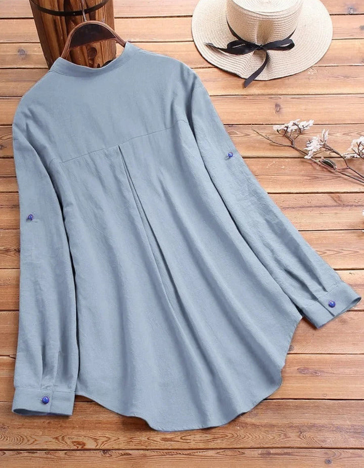 Ava™ - Casual Loose Cotton Linen Shirt