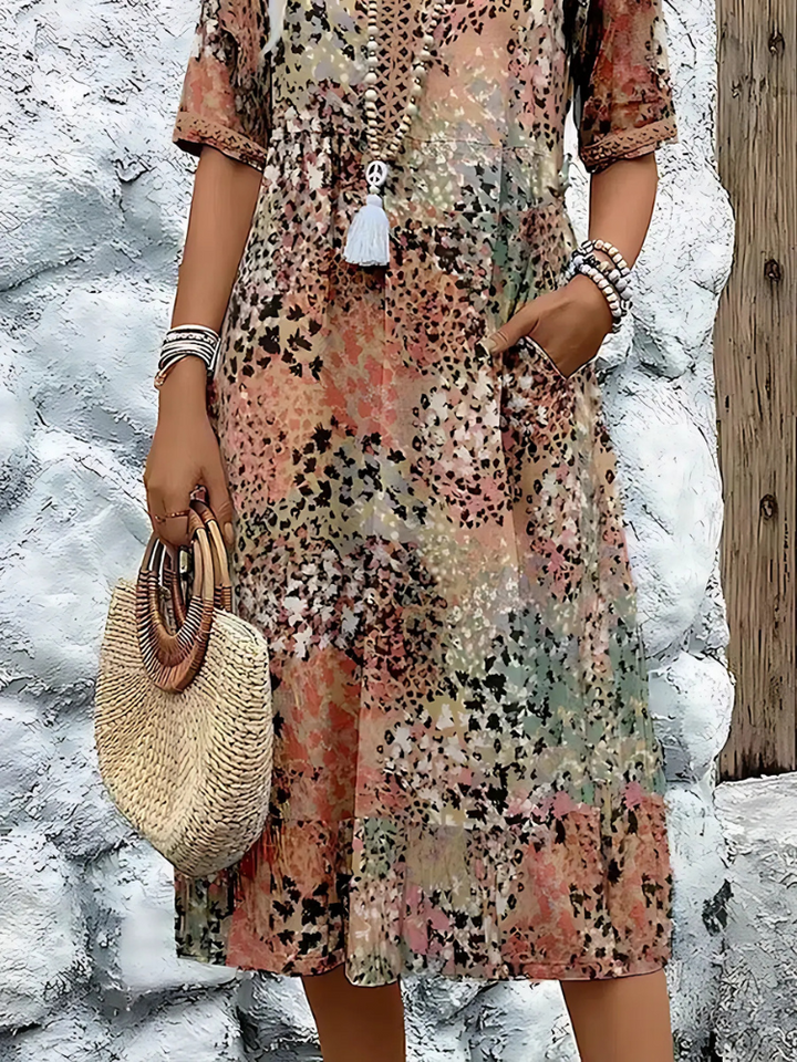 Paisley | Vibrant Style Mid Length Dress