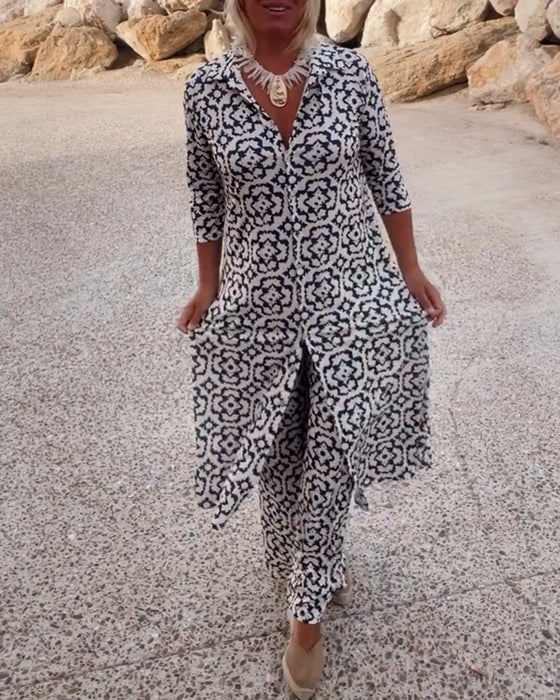 Everette |Geometric Two-Piece Set