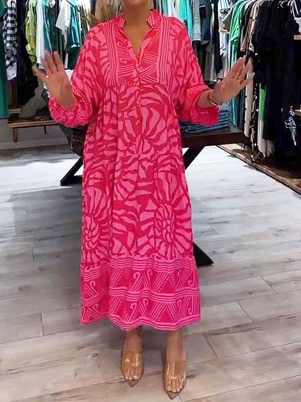 Amara | Effortless V-Neck Midi Dress