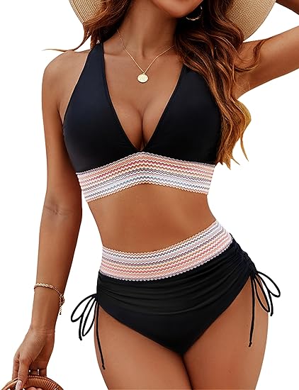 Marina | Stylish High-Waist Bikini Set