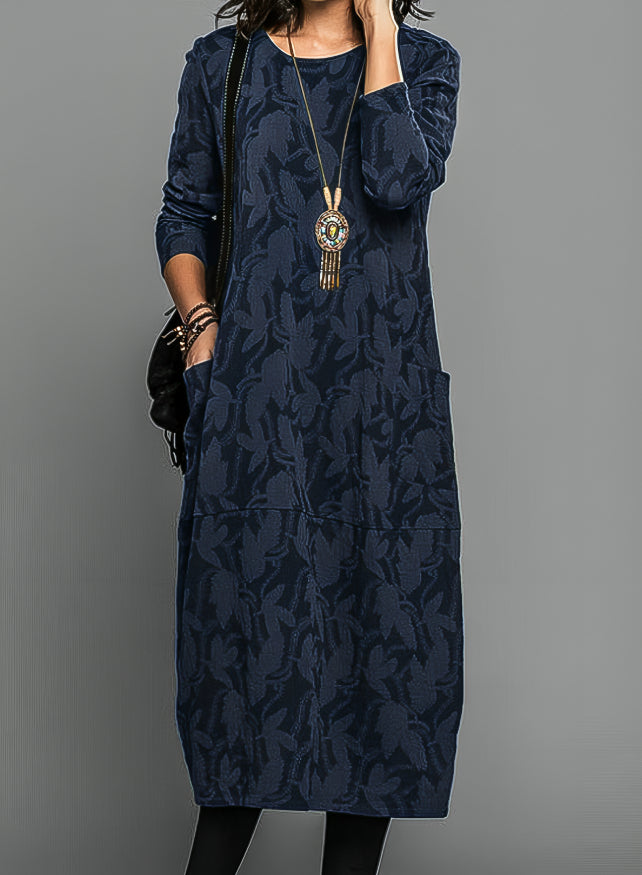 Emma | Elegant Floral Midi Dress