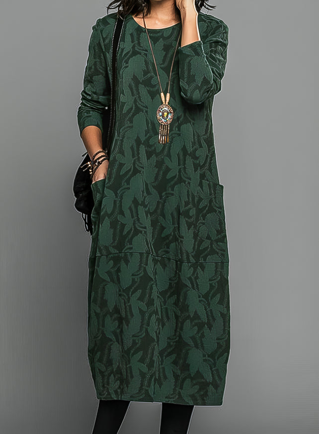 Emma | Elegant Floral Midi Dress