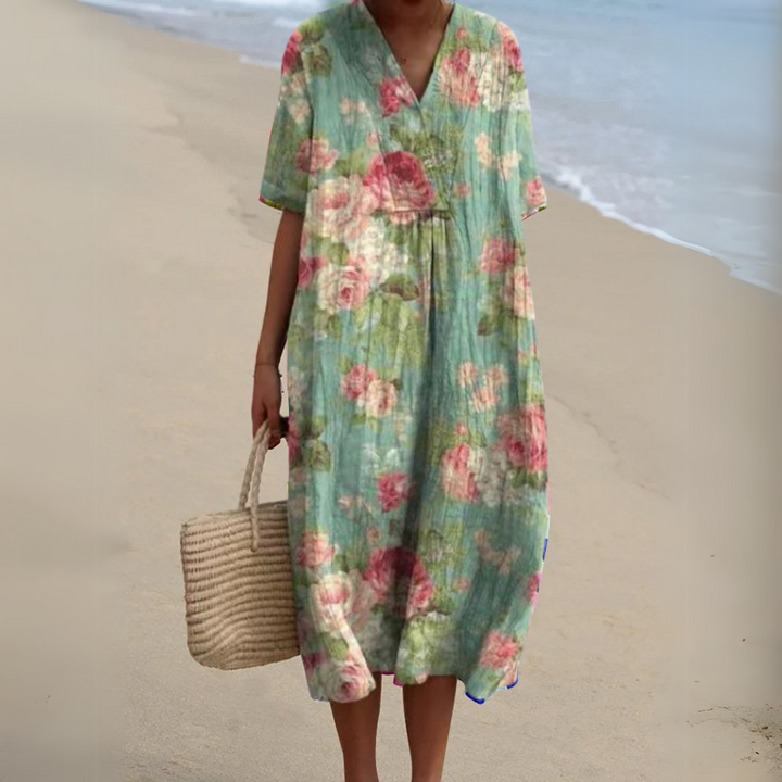 Eleanor™ - Radiant Floral Dress