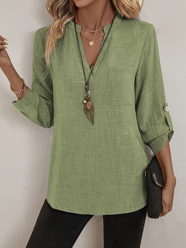 Sandie™ | V-Neck Blouse