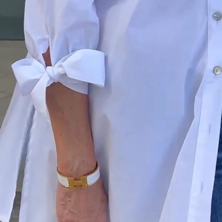 Allyce™ | Elegant Flowing Button-Up Jacket